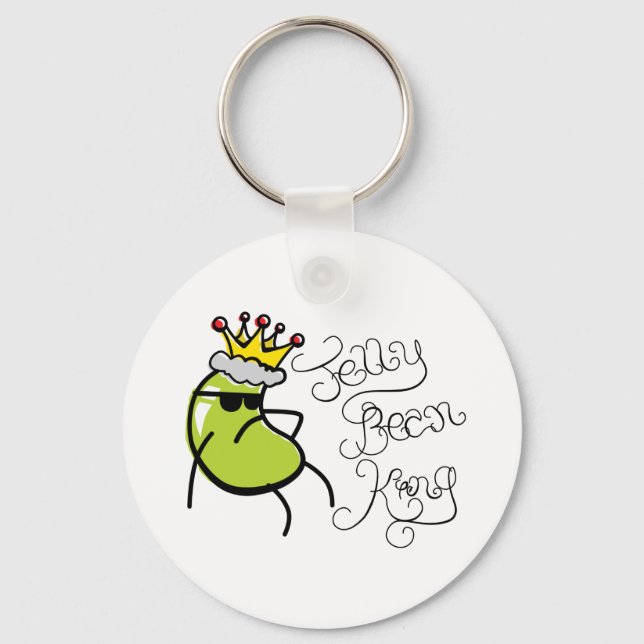 Jelly Bean King Key Ring (Front)