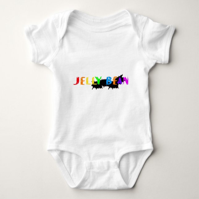 Jelly Bean logo Baby Bodysuit (Front)