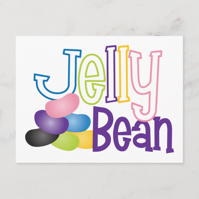 Jelly Bean Postcard (Front)