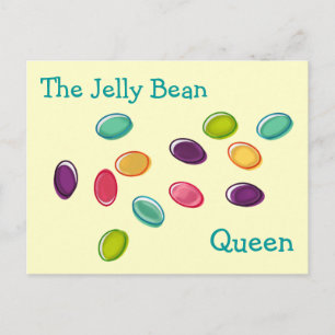 Jelly Bean Queen Easter Card