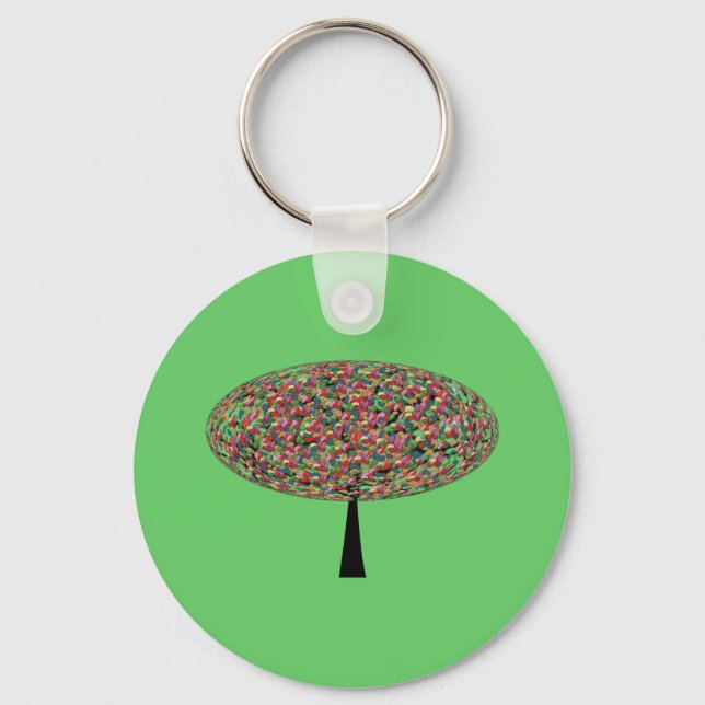 Jelly Bean Tree Key Ring (Front)