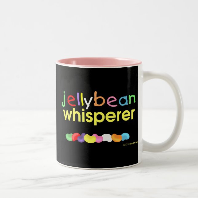 Jelly Bean Whisperer Two-Tone Coffee Mug (Right)