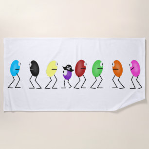 Jelly Beans Beach Towel