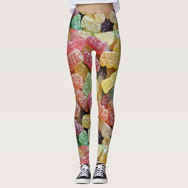 Jelly Beans Candy Leggings (Front)