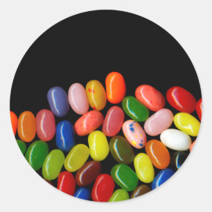 Jelly Beans Classic Round Sticker