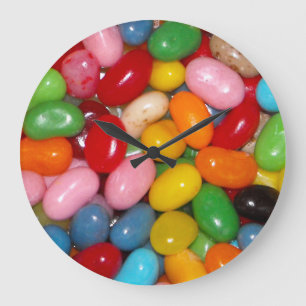 Jelly Beans Large Clock