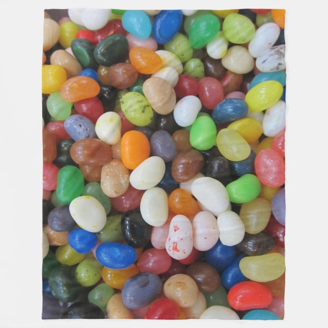Jelly Beans on Fleece Blanket (Front)
