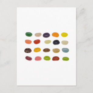 Jelly beans postcard