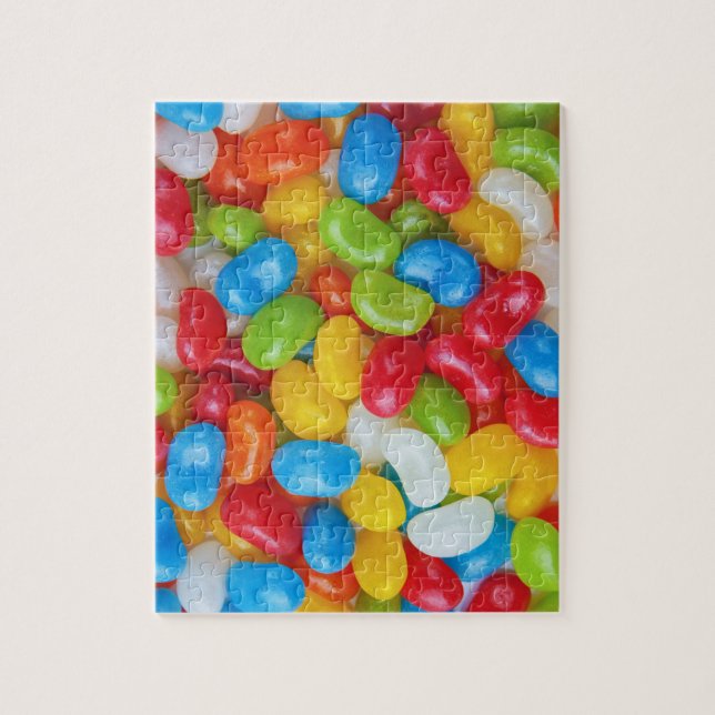 Jelly Beans, Rainbow Colored & Sweet Candy Jigsaw Puzzle (Vertical)
