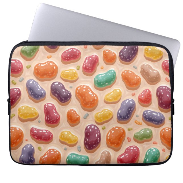 Jelly Bin's pouch Laptop Sleeve (Front)