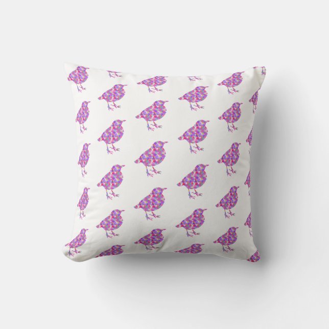 Jelly Birds Pillow (Front)
