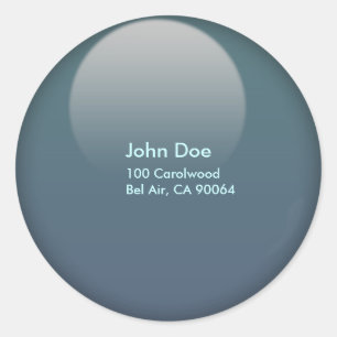 Jelly button envelope sealers classic round sticker