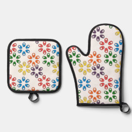 Jelly Deviled Eggs Oven Mitt & Pot Holder Set