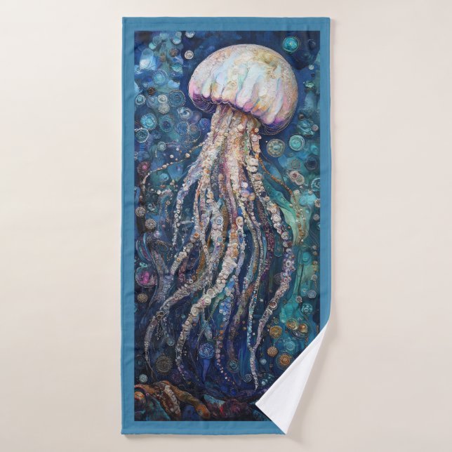 Jelly Fish Beach Towel (Bath Towel)
