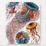 Jelly Fish by Ernst Haeckel Mouse Pad<br><div class="desc">This product features the colour illustration of Jelly Fish from Ernst Haeckel's ''Kunstformen der Natur'' (1904). Ernst Haeckel was a German biologist, naturalist, philosopher, physician, professor and artist. He discovered, described and named thousands of new species. His art has lasted many many years and includes some of the most beautiful...</div>