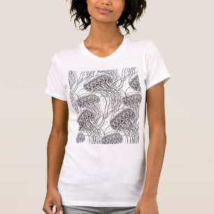 Jelly Fish Doodle T-Shirt