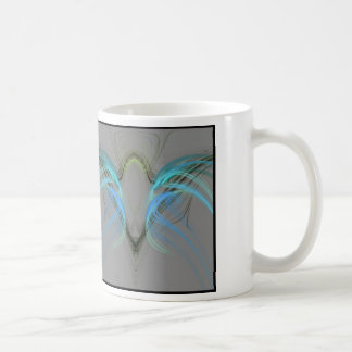 jelly fish fractal coffee mug