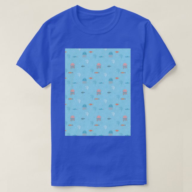 Jelly fish pattern T-Shirt (Design Front)