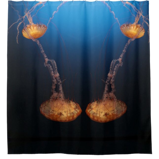 Jelly fish Shower Curtain (Front)