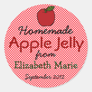 Jelly Homemade Classic Round Sticker