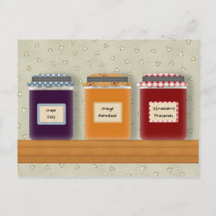 Jelly Jars Recipe Cards