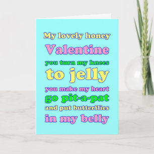 Jelly Knees Valentine! Holiday Card