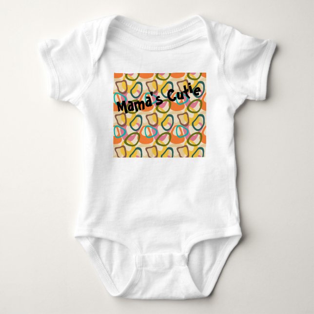 Jelly Squares  Baby Bodysuit (Front)