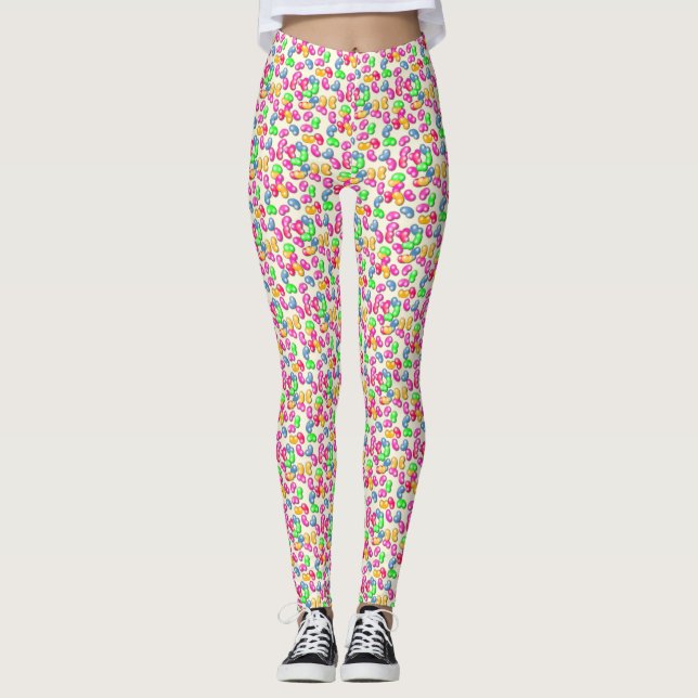 Jellybean Queen Leggings in French Vanilla (Front)