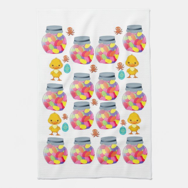 Jellybeans Kitchen Hand Towel (Vertical)