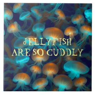 Jellyfish are so cuddly tile