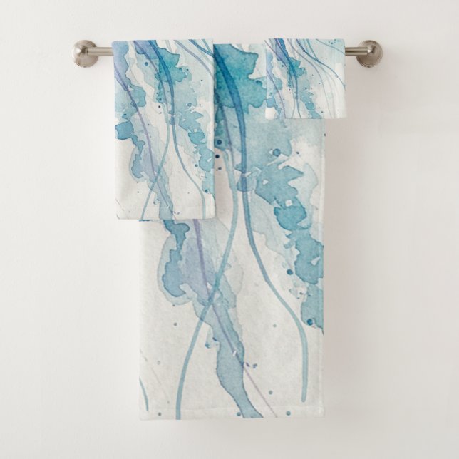 Jellyfish Bath Towel Set (Insitu)