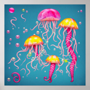 Jellyfish- Canvas Art Print
