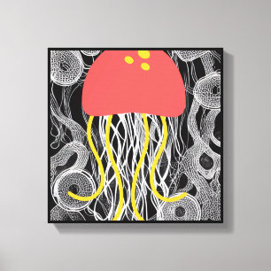 Jellyfish Canvas Print