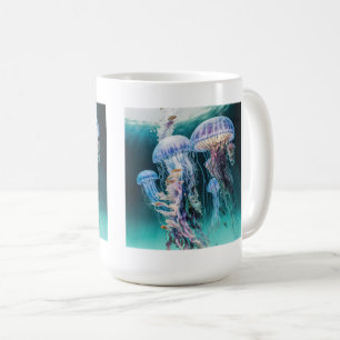 Jellyfish Classic Mug, 15 oz Coffee Mug