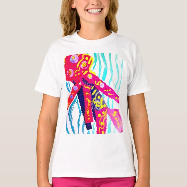 Jellyfish  colourful summer  T-Shirt (Front)