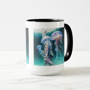 Jellyfish Combo Mug, 15 oz Mug