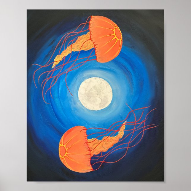 Jellyfish Dance Fine Art Print (Front)