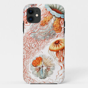 Jellyfish, Discomedusae  by Ernst Haeckel Case-Mate iPhone Case