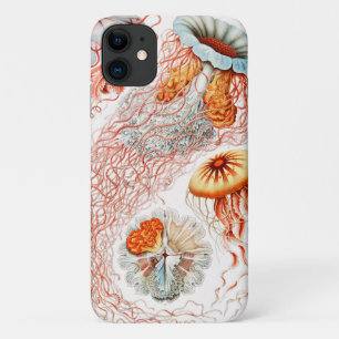 Jellyfish, Discomedusae  by Ernst Haeckel Case-Mate iPhone Case