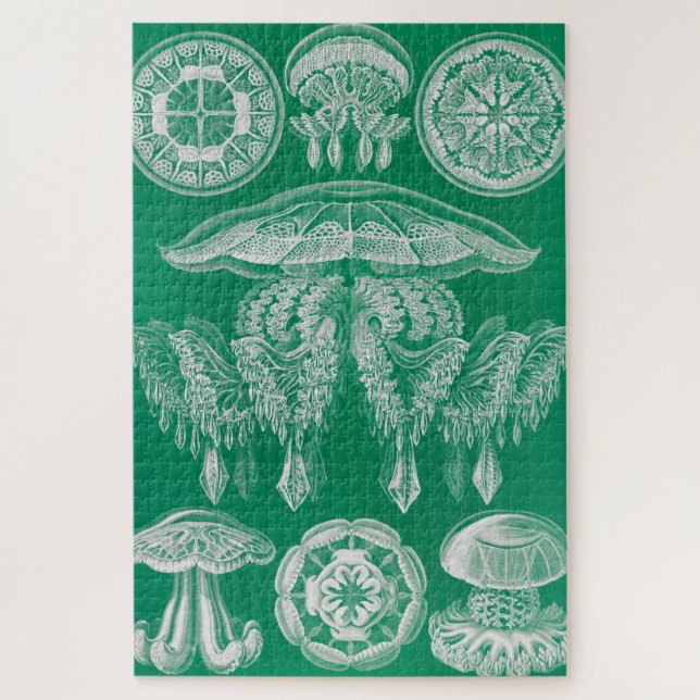Jellyfish, Discomedusae by Ernst Haeckel Jigsaw Puzzle (Vertical)