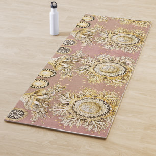 Jellyfish, Discomedusae by Ernst Haeckel Yoga Mat