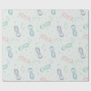 Jellyfish Drift Wrapping Paper