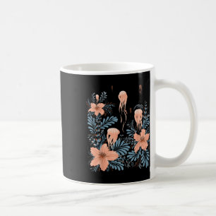 Jellyfish Earth Day Cute Floral Vintage Ukrainian Coffee Mug