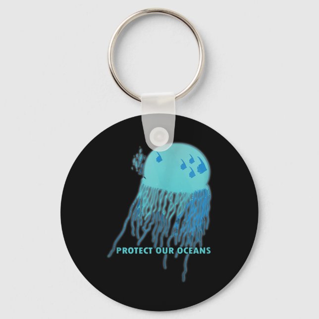 Jellyfish Environmental Protection, Climate Protec Key Ring (Front)