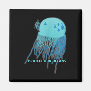 Jellyfish Environmental Protection, Climate Protec Magnet