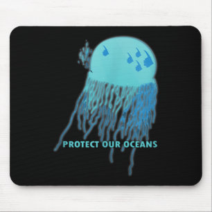 Jellyfish Environmental Protection, Climate Protec Mouse Pad