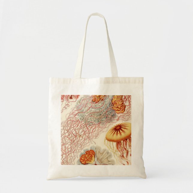 Jellyfish - Ernst Haeckel Tote Bag (Front)