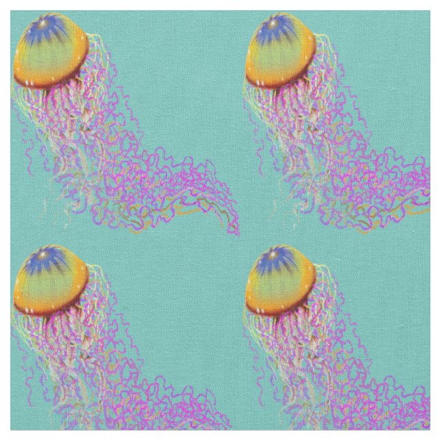 Jellyfish Fabric (Close Up)