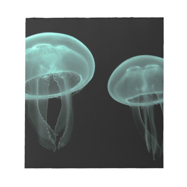 jellyfish fish custom personalise Anniversaries Notepad (Front)
