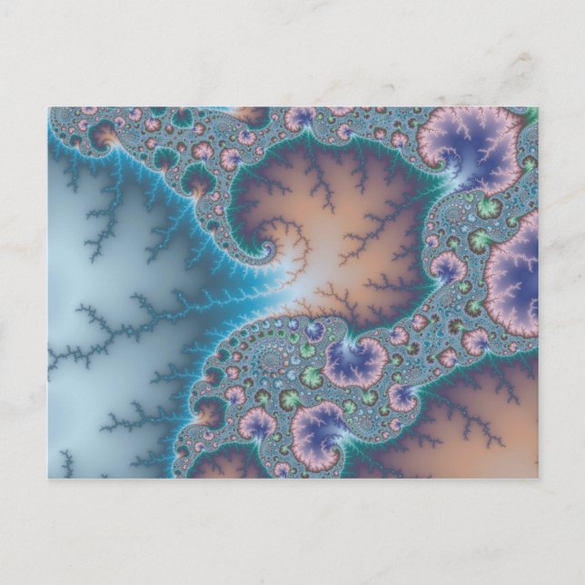 Jellyfish - Fractal Postcard (Front)